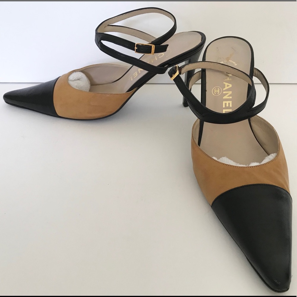 CHANEL CLASSIC ANKLE STRAP HEEL